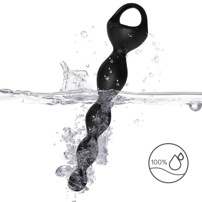 PLUG ANALE VIBRANTE FINGER NERO