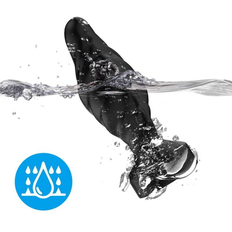 PLUG ANALE VIBRANTE CON TELECOMANDO NERO