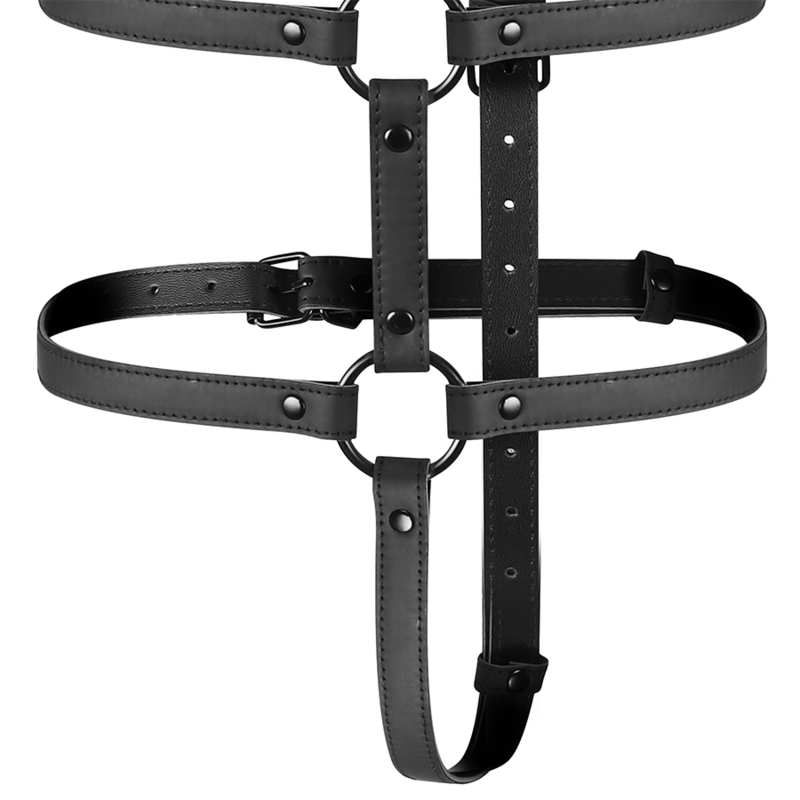 FETISH SUBMISSIVE BONDAGE - HARNESS REGOLABILE PER TORACE E BRACCIA