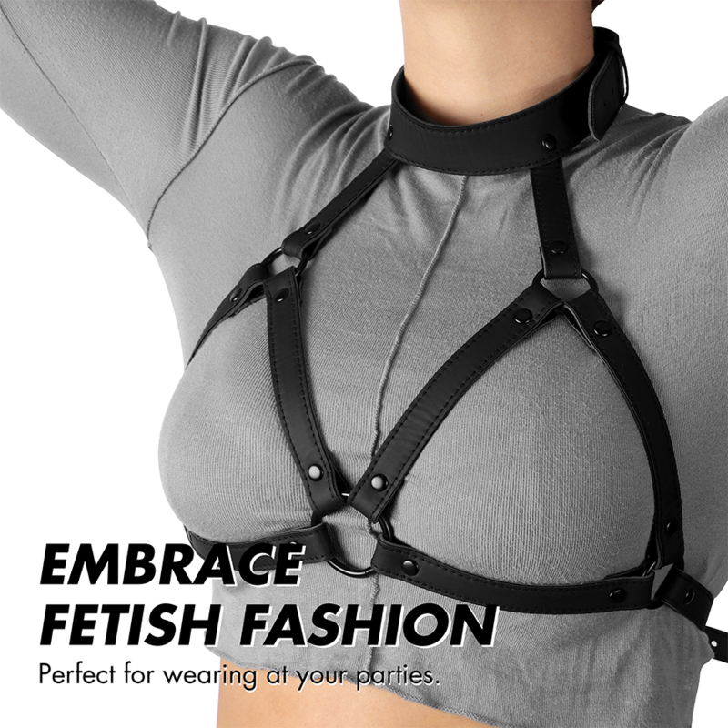 FETISH SUBMISSIVE BONDAGE - HARNESS REGOLABILE PER IL PETTO