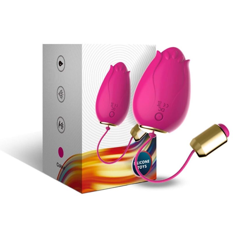 OVETTO VIBRANTE G-SPOT CON TELECOMANDO MANDALA FUCSIA