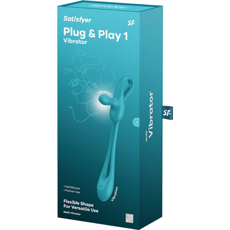 SATISFYER -  PLUG AND PLAY 1- MULTIVIBRATORE FLESSIBILE 