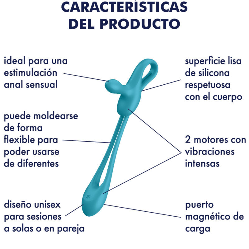 SATISFYER -  PLUG AND PLAY 1- MULTIVIBRATORE FLESSIBILE 
