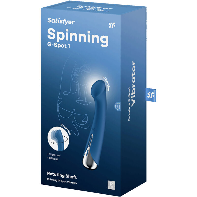 SATISFYER - SPINNING G-SPORT 1 VIBRATORE E ROTATORE ROSSO
