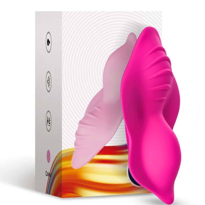 VIBRATORE PANTY FUCSIA, STIMOLAZIONE DISCRETA, 9 MODALITÀ VIBRAZIONE