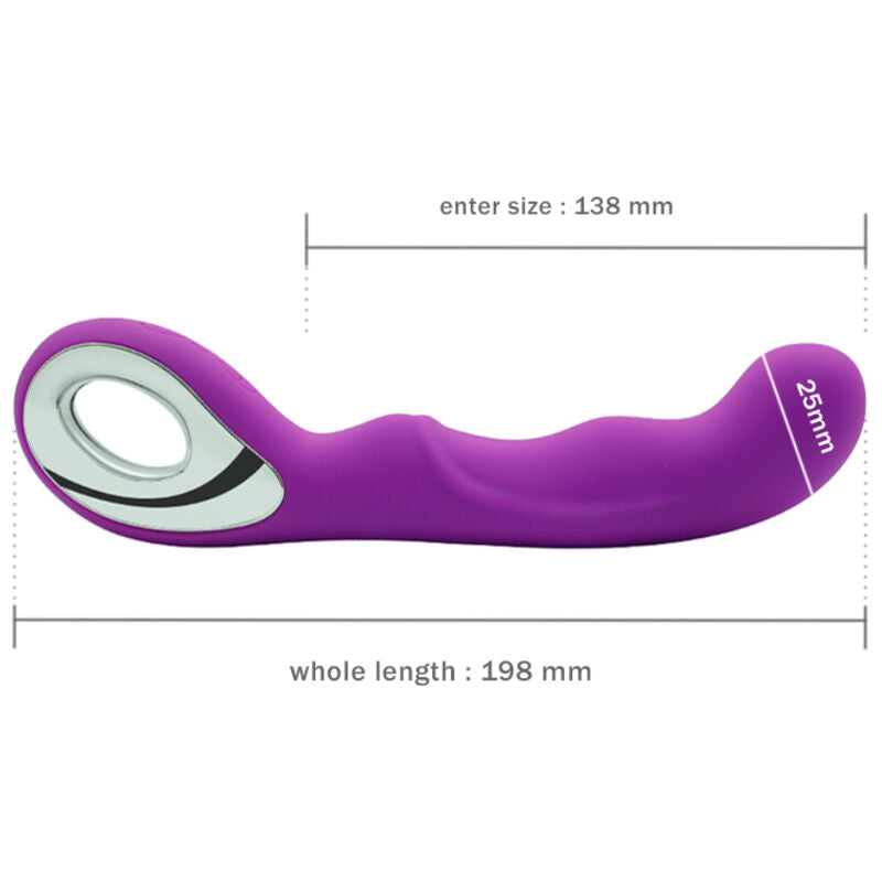 VIBRATORE, 10 MODALITÀ DI VIBRAZIONE, IMPERMEABILE E RICARICABILE USB