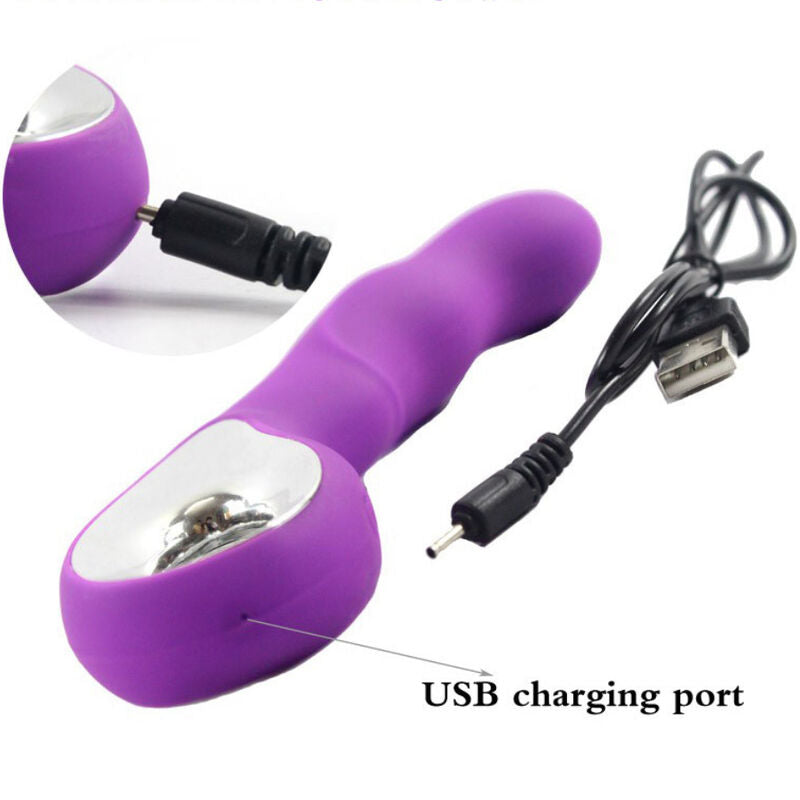 VIBRATORE, 10 MODALITÀ DI VIBRAZIONE, IMPERMEABILE E RICARICABILE USB