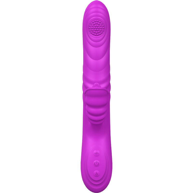 ARMONY - ANGELIA VIBRATORE MULTIFUNZIONE CON LINGUA STIMOLANTE EFFETTO CALORE VIOLA
