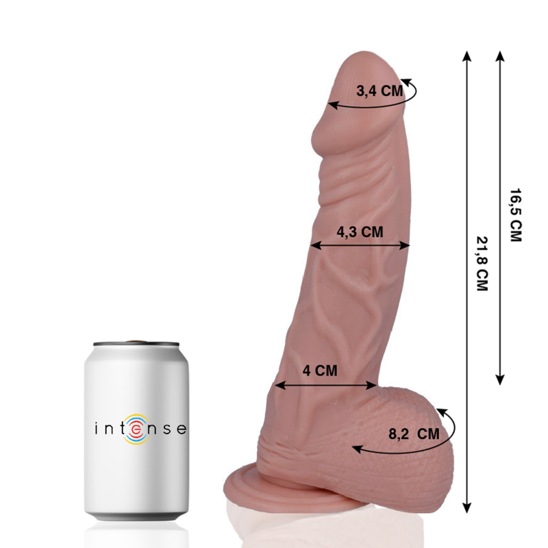 MR INTENSE - 25 DILDO REALISTICO 21,8 CM -O- 4,3 CM
