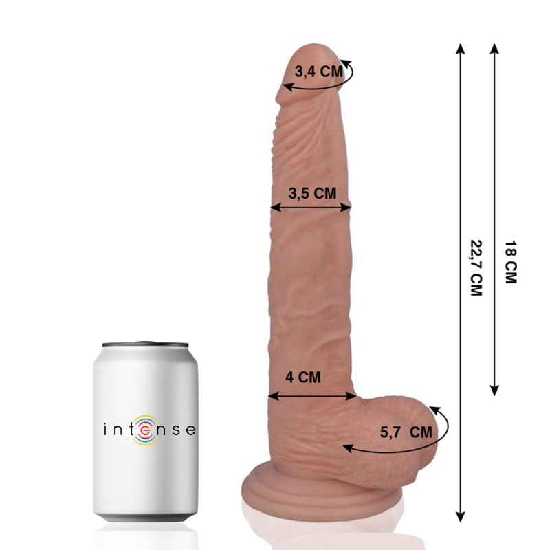 MR INTENSE - 29 DILDO REALISTICO 22,7 CM -O- 3,5 CM