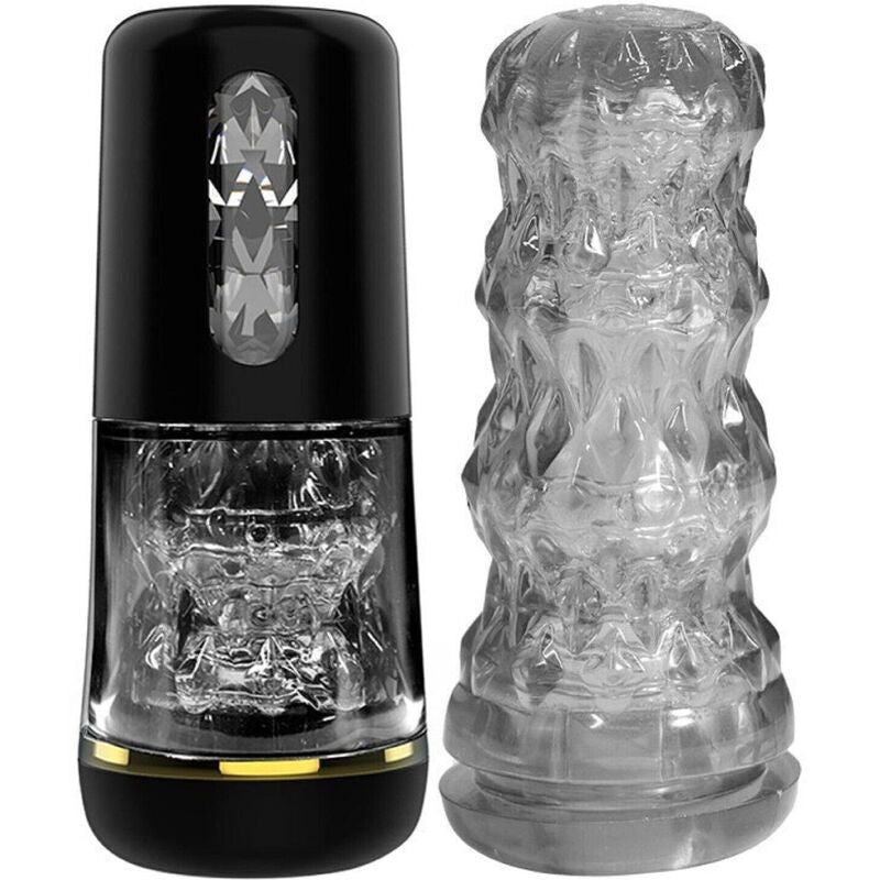 MASTURBATORE MANUALE TASCABILE DIMENSIONI RIDOTTE NERO