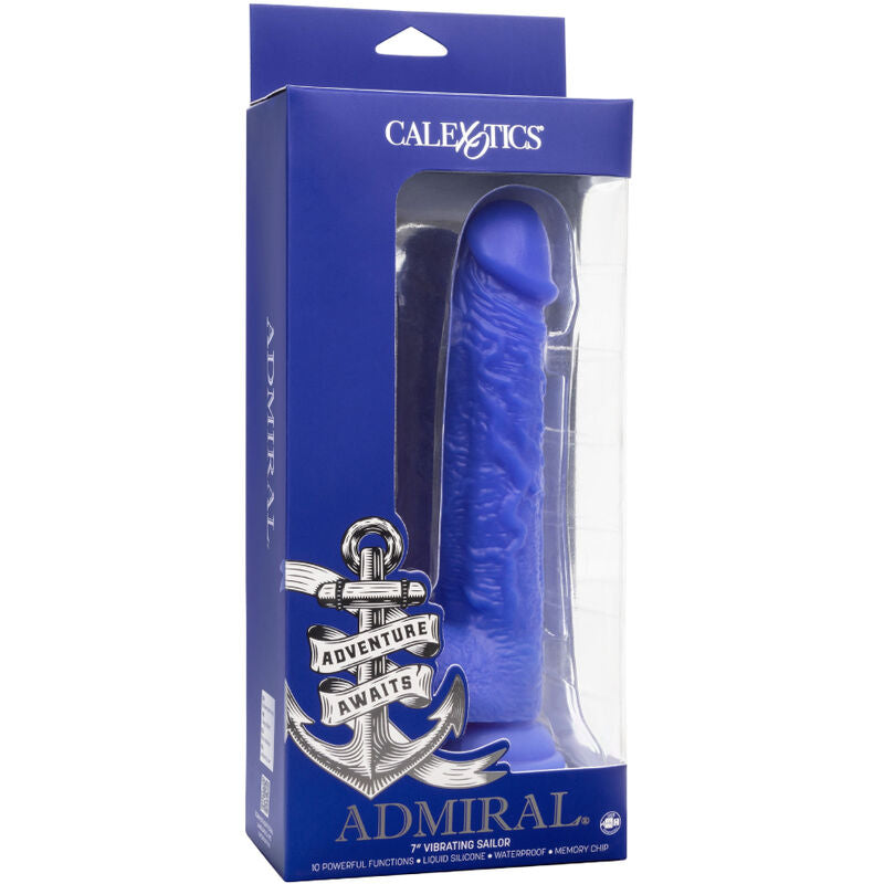 DILDO REALISTICO VIBRANTE ADMIRAL SAILOR BLU