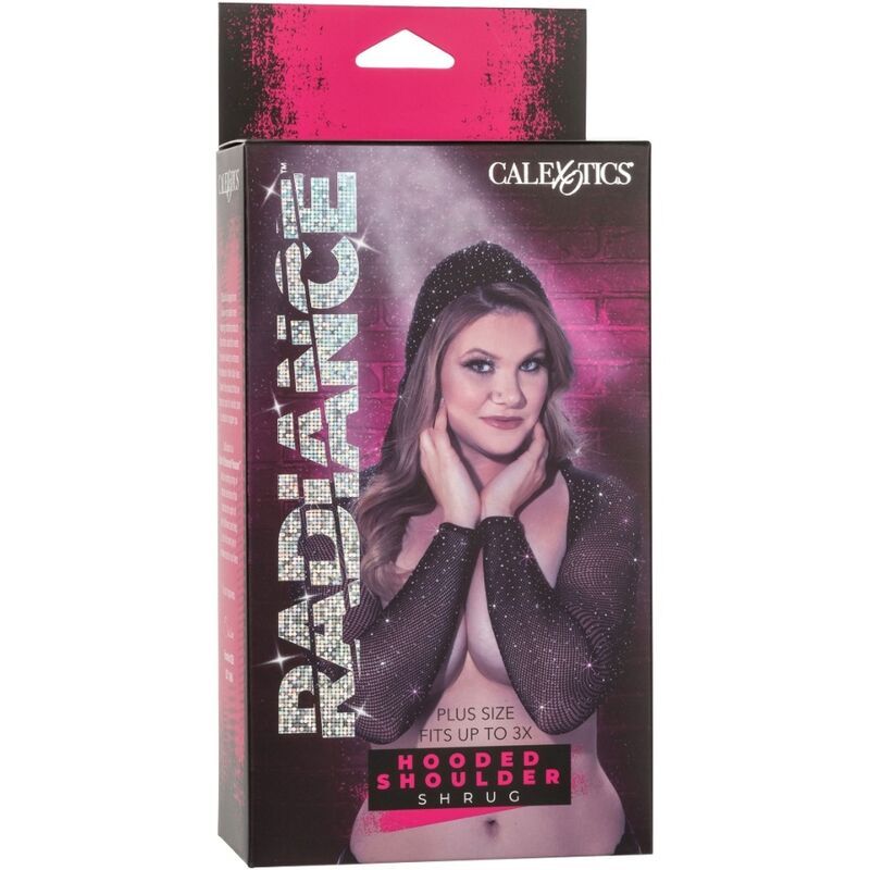CALEXOTICS - RADIANCE COPRISPALLE CON CAPPUCCIO E STRASS PLUS SIZE