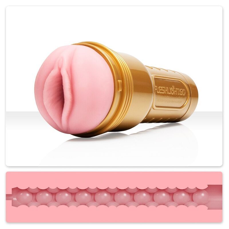 MASTURBATORE AUTOMATICO CON VAGINA + UNIVERSAL LAUNCH + LUBRIFICANTE 50 ML "STAMINA TRAINING UNIT LADY" - FLESHLIGHT
