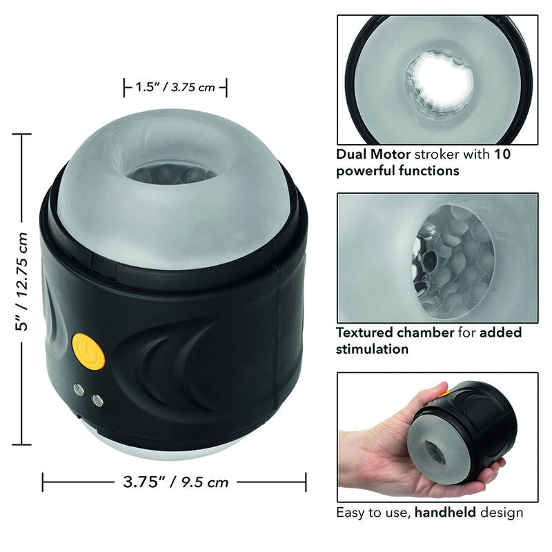CALEXOTICS -  BOUNDLESS DUAL MOTOR  MASTURBATORE DOPPIO MOTORE