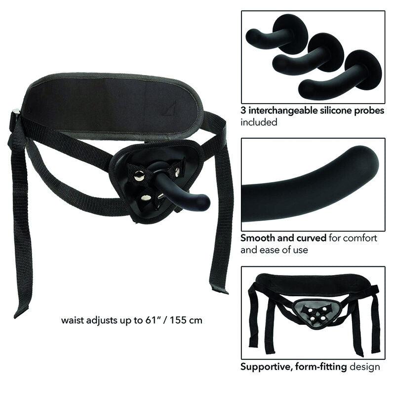 CALEXOTICS - BOUNDLESS PEGGING KIT CURVO IN SILICONE