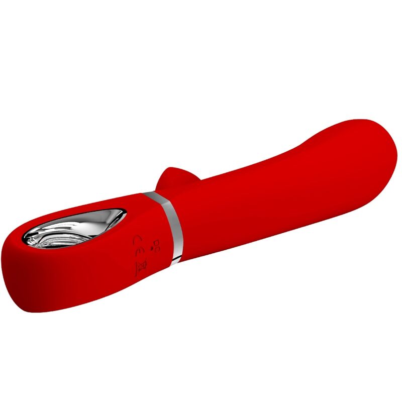 PRETTY LOVE - VIBRATORE THOMAS MULTIFUNZIONE PUNTO G  ROSSO