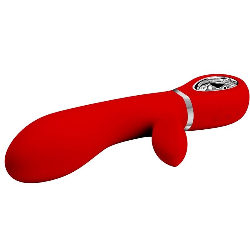 PRETTY LOVE - VIBRATORE THOMAS MULTIFUNZIONE PUNTO G  ROSSO
