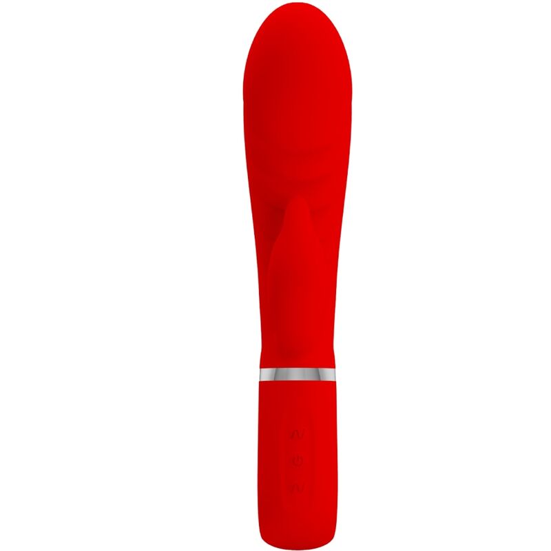 PRETTY LOVE - VIBRATORE PRESCOTT MULTIFUNZIONE PUNTO G ROSSO