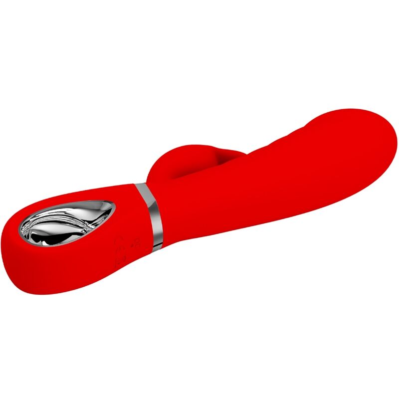 PRETTY LOVE - VIBRATORE PRESCOTT MULTIFUNZIONE PUNTO G ROSSO