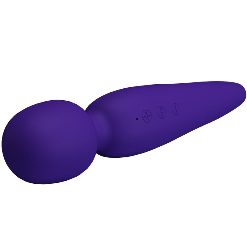 PRETTY LOVE - WAND MASSAGGIATORE MEREDITH 12 MODALITÀ DI VIBRAZIONE VIOLA