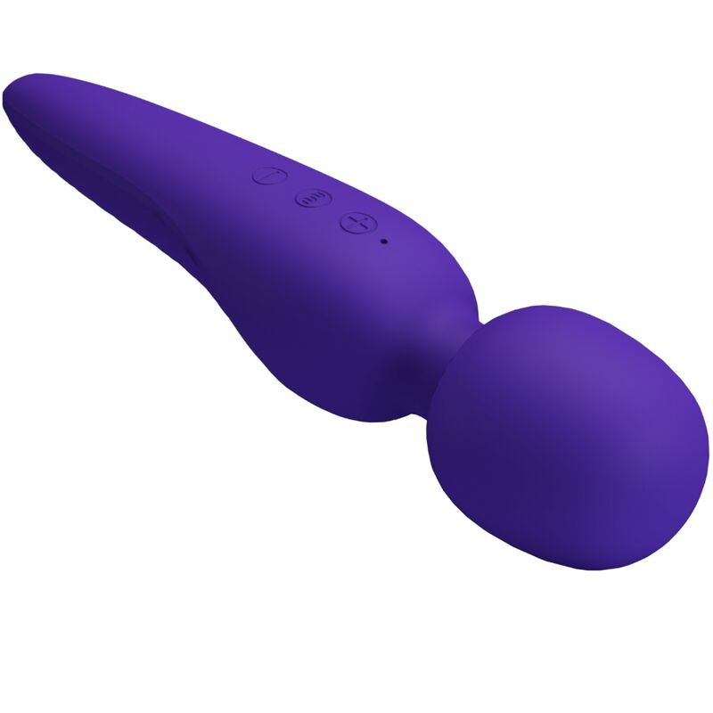 PRETTY LOVE - WAND MASSAGGIATORE MEREDITH 12 MODALITÀ DI VIBRAZIONE VIOLA