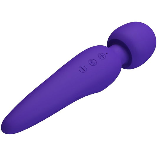 PRETTY LOVE - WAND MASSAGGIATORE MEREDITH 12 MODALITÀ DI VIBRAZIONE VIOLA