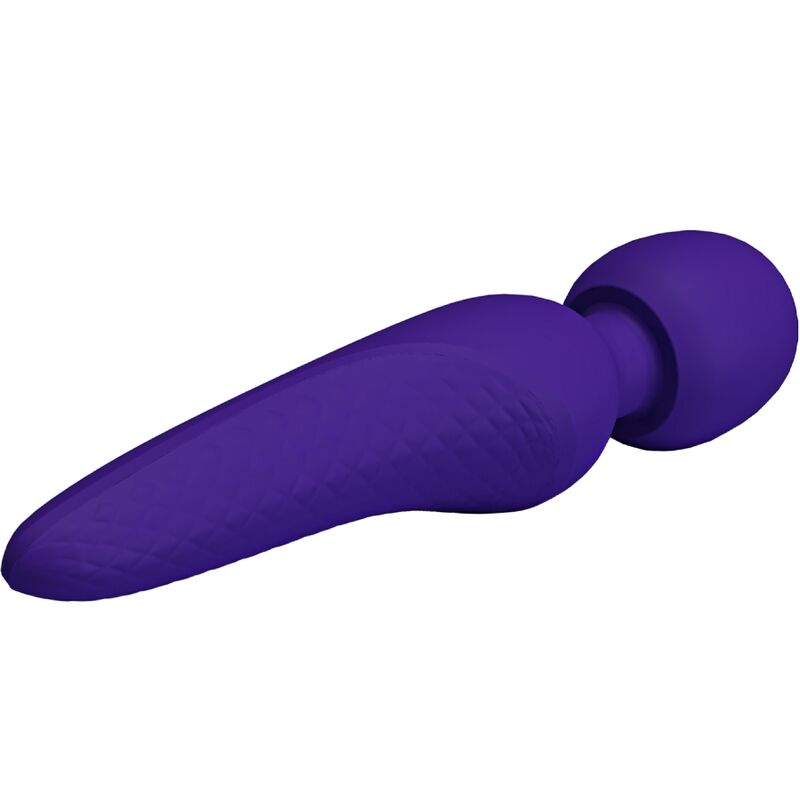 PRETTY LOVE - WAND MASSAGGIATORE MEREDITH 12 MODALITÀ DI VIBRAZIONE VIOLA
