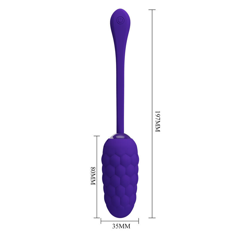 PRETTY LOVE - MARINE OVETTO VIBRANTE CON TEXTURE RICARICABILE VIOLA