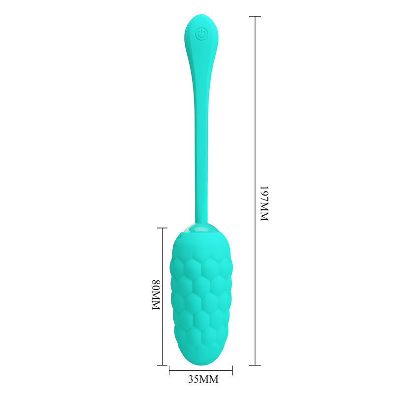 PRETTY LOVE - OVETTO MARINE VIBRANTE CON TEXTURE RICARICABILE VERDE ACQUA