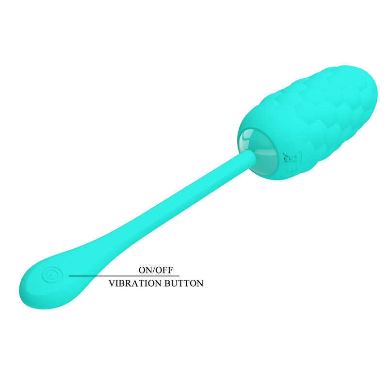 PRETTY LOVE - OVETTO MARINE VIBRANTE CON TEXTURE RICARICABILE VERDE ACQUA
