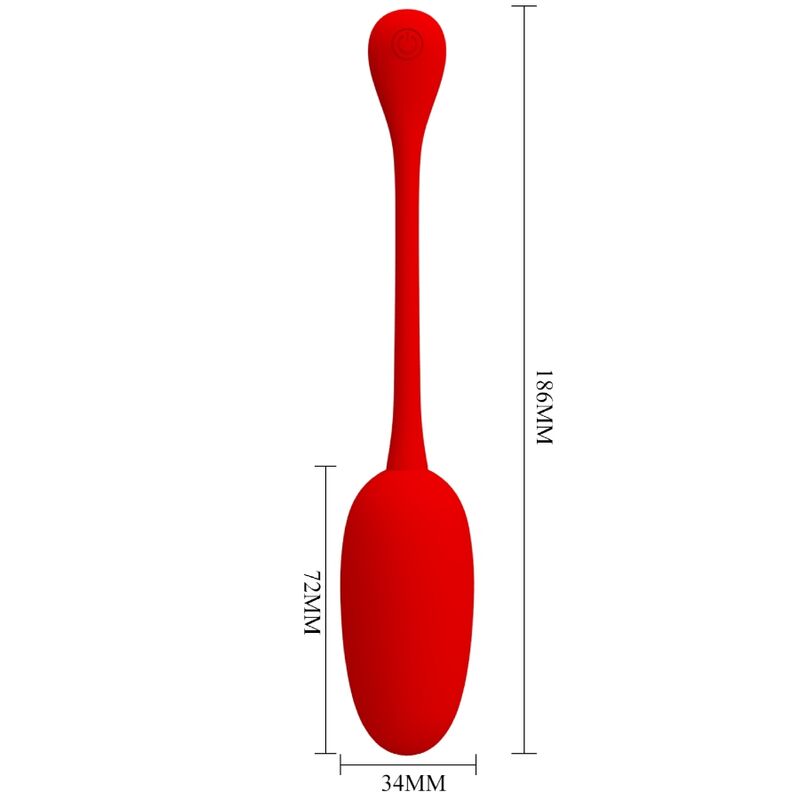 PRETTY LOVE - OVETTO KNUCKER VIBRANTE RICARICABILE ROSSO