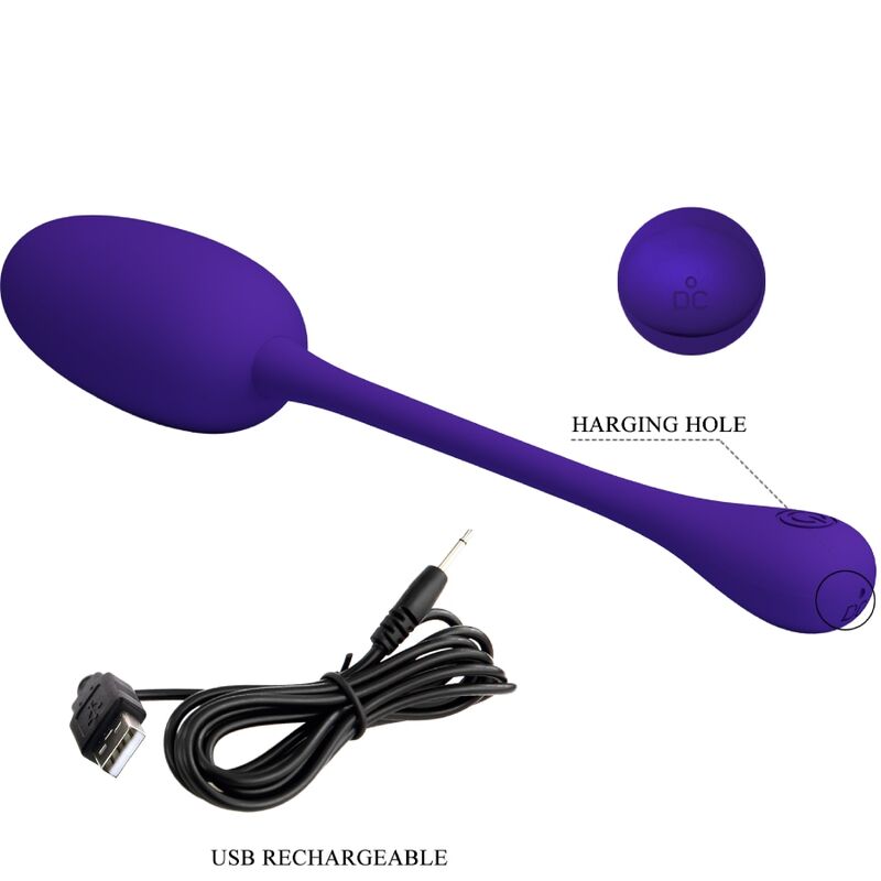 PRETTY LOVE - OVETTO KNUCKER VIBRANTE RICARICABILE VIOLA