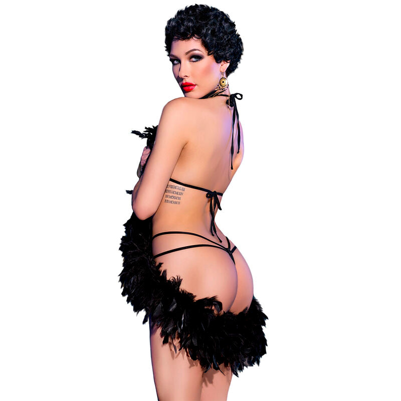 BODY CROTCHLESS IN PIZZO FLOREALE BLU E NERO - DESIGN RAFFINATO E SENSUALE