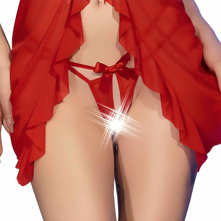 BABYDOLL SEDUCENTE TRASPARENTE CON PERIZOMA CROTCHLESS