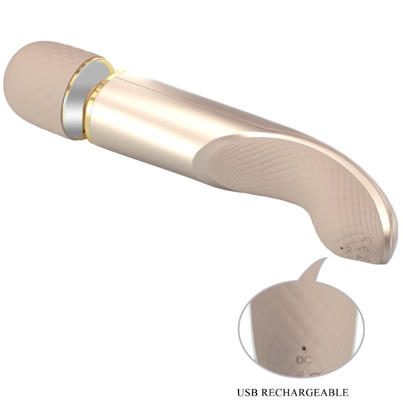 PRETTY LOVE - VIBRATORE MASSAGGIATORE 7 MODALITÀ CHAMPAGNE