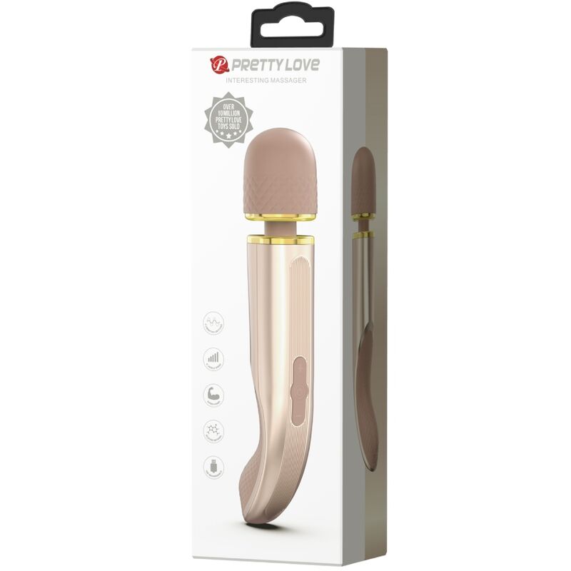 PRETTY LOVE - VIBRATORE MASSAGGIATORE 7 MODALITÀ CHAMPAGNE