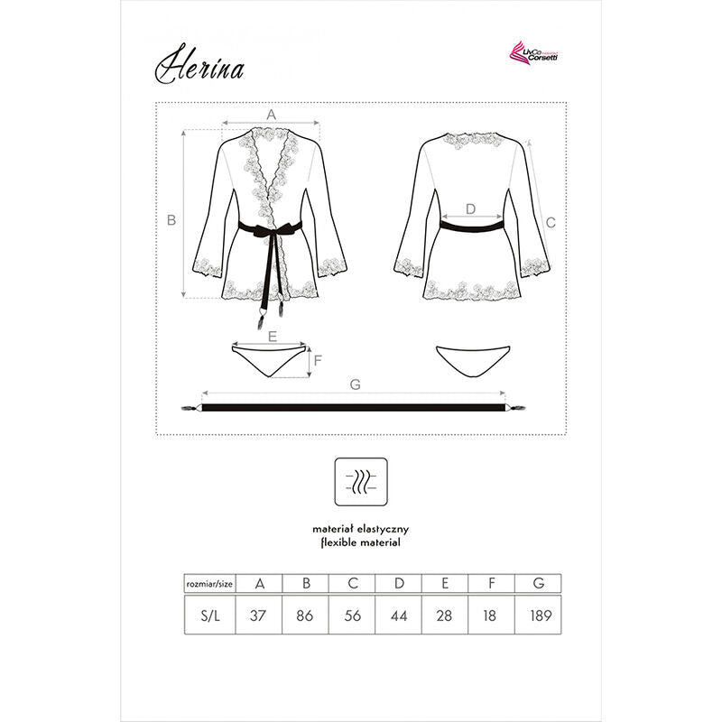 VESTAGLIA + SLIP, SENSUALE E TRASPARENTE, COMFORT ESCLUSIVO