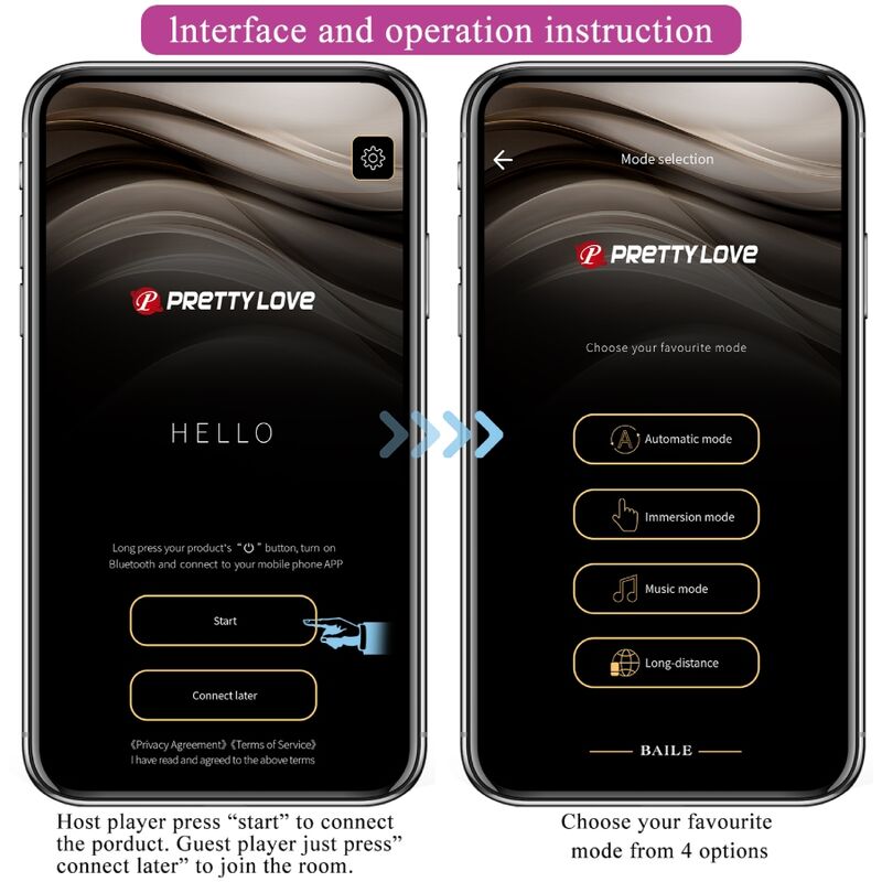 PRETTY LOVE - OVETTO JAYLEEN VIBRANTE CON TELECOMANDO E APP LONG DISTANCE VIOLA