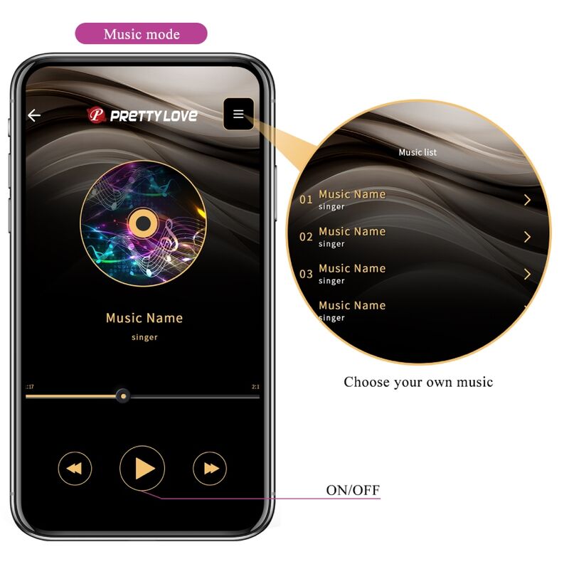 PRETTY LOVE - OVETTO JAYLEEN VIBRANTE CON TELECOMANDO E APP LONG DISTANCE VIOLA