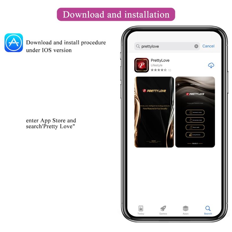 PRETTY LOVE - VIBRATORE INDOSSABILE CATALINA CON APP LONG DISTANCE E TELECOMANDO VIOLA