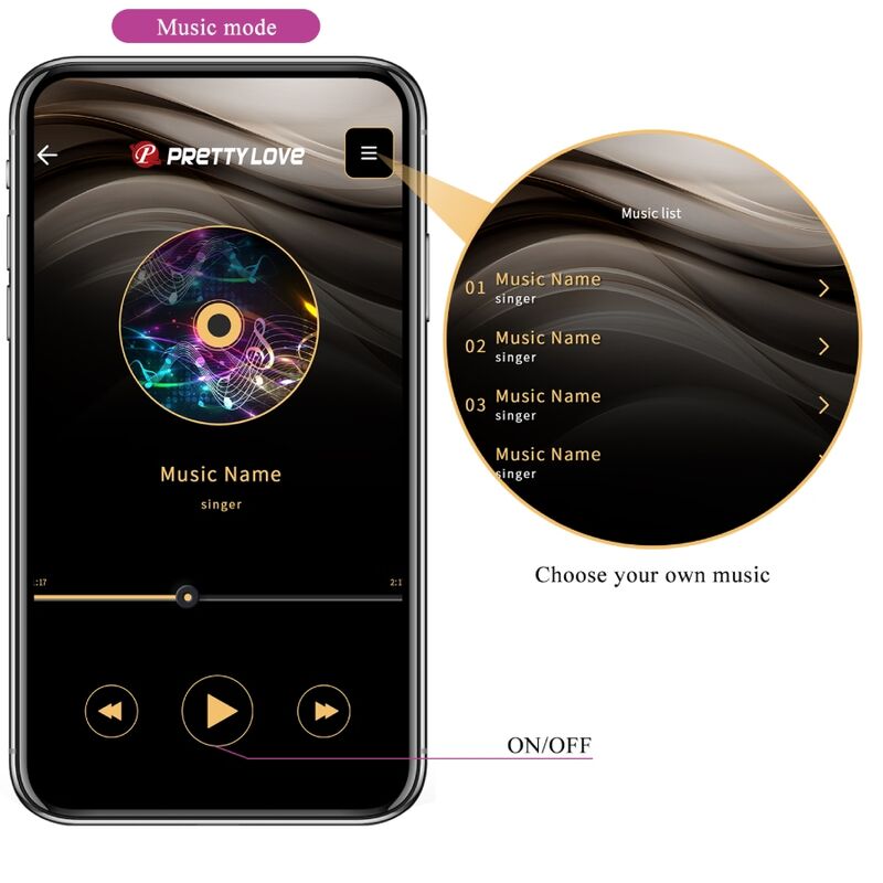 PRETTY LOVE - VIBRATORE INDOSSABILE CATALINA CON APP LONG DISTANCE E TELECOMANDO VIOLA