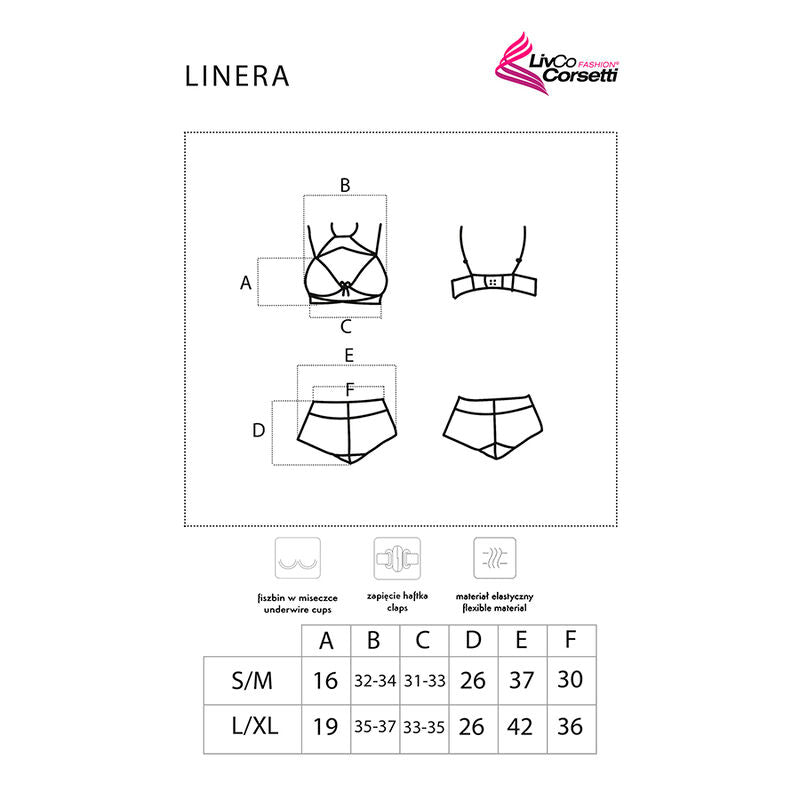 SET REGGISENO + SLIP, PIZZO FLOREALE, NERO