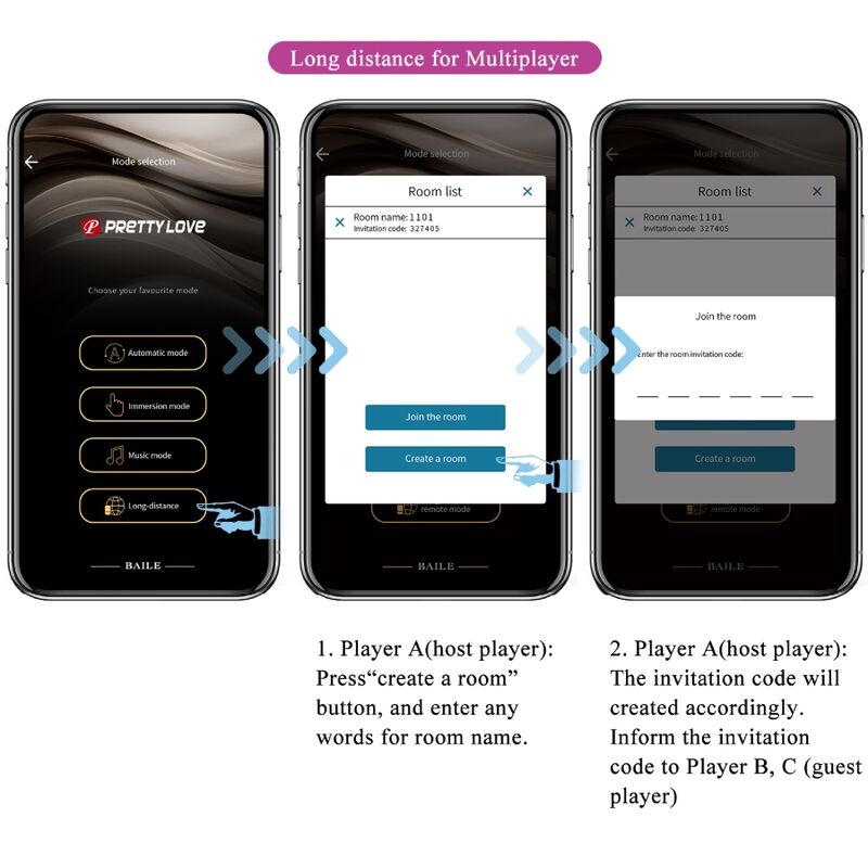 PRETTY LOVE - PALLINE DI KEGEL ELVIRA VIBRANTI 12 FUNZIONI CON APP LONG DISTANCE VIOLA