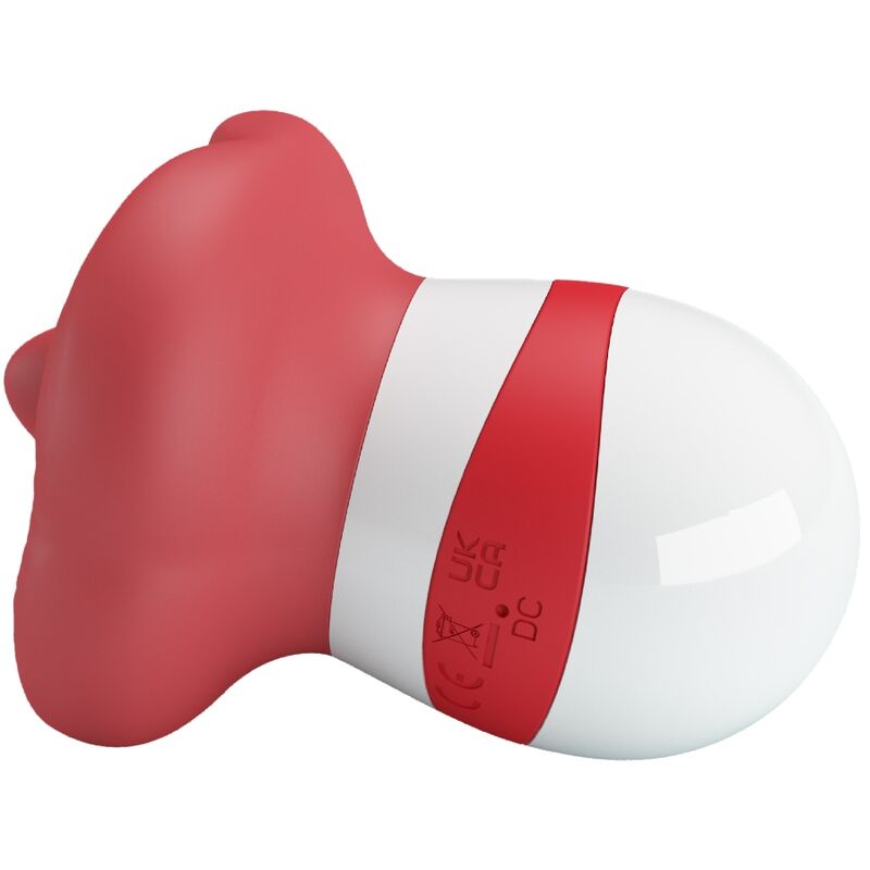 PRETTY LOVE - STIMOLATORE MINA CON LINGUA ROSSO CHIARO
