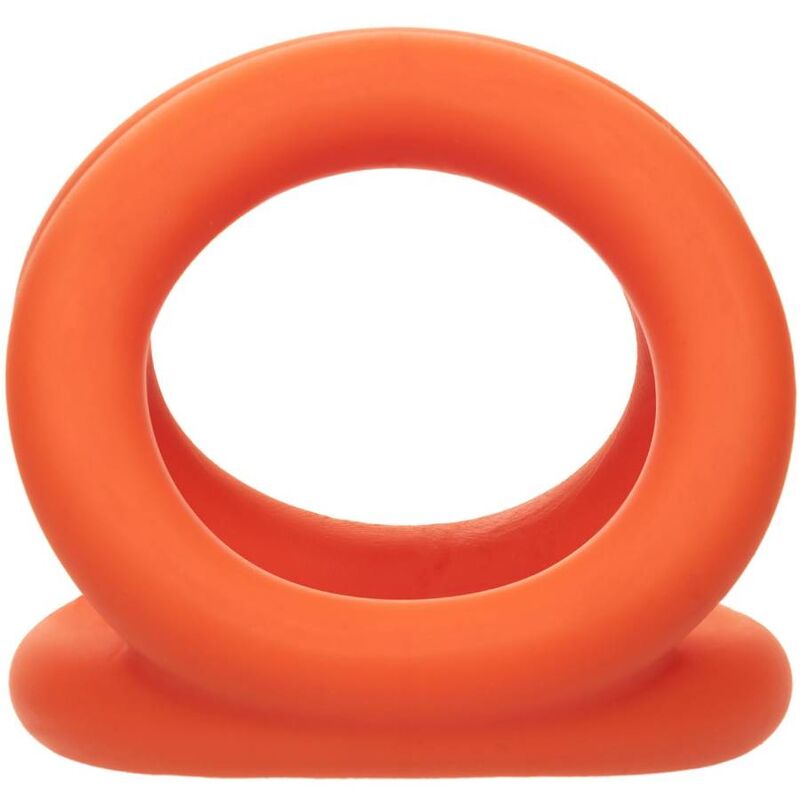 ANELLO PENE TRIPLO IN SILICONE, SUPPORTO TESTICOLI, DESIGN STABILIZZANTE
