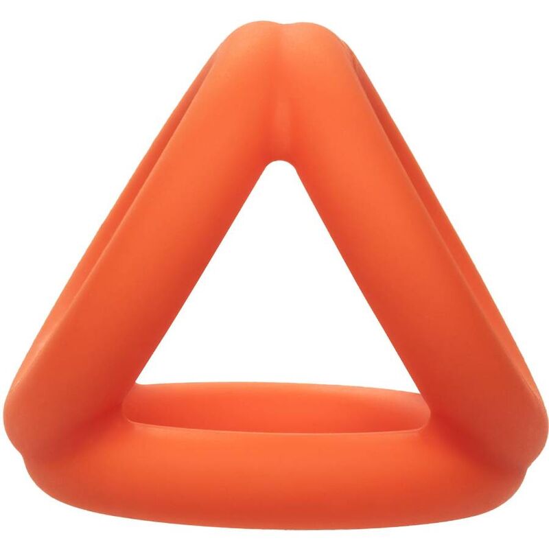 ANELLO PENE TRIPLO IN SILICONE, SUPPORTO TESTICOLI, DESIGN STABILIZZANTE
