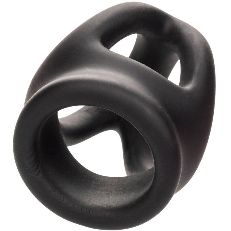 CALEXOTICS - ALPHA DUAL CAGE GABBIA/SUPPORTO PENE NERO