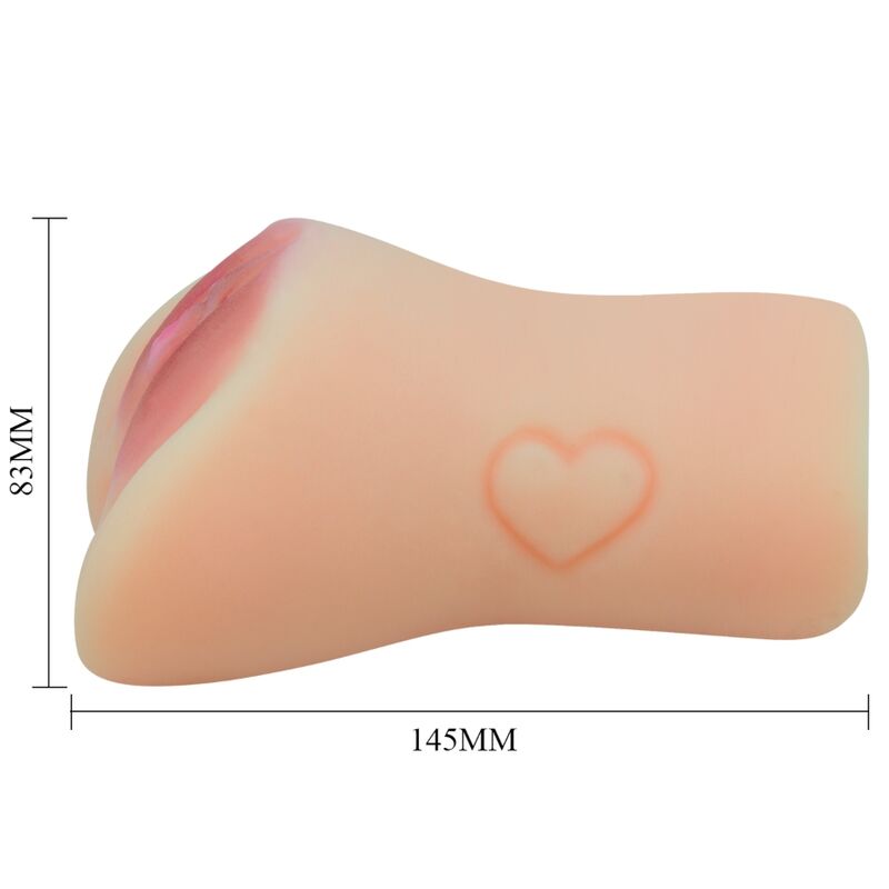 MASTURBATORE VAGINA REALISTICA, IMPERMEABILE, BASE PIATTA