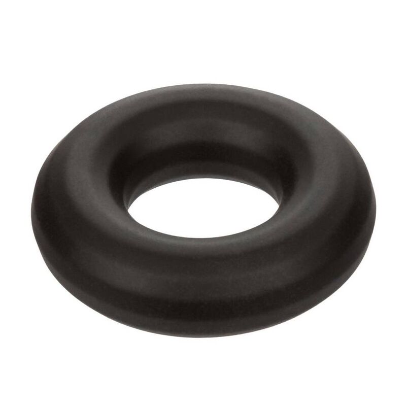 ANELLO PENE IN SILICONE "ALPHA PROLONG" "M" NERO - CALEXOTICS